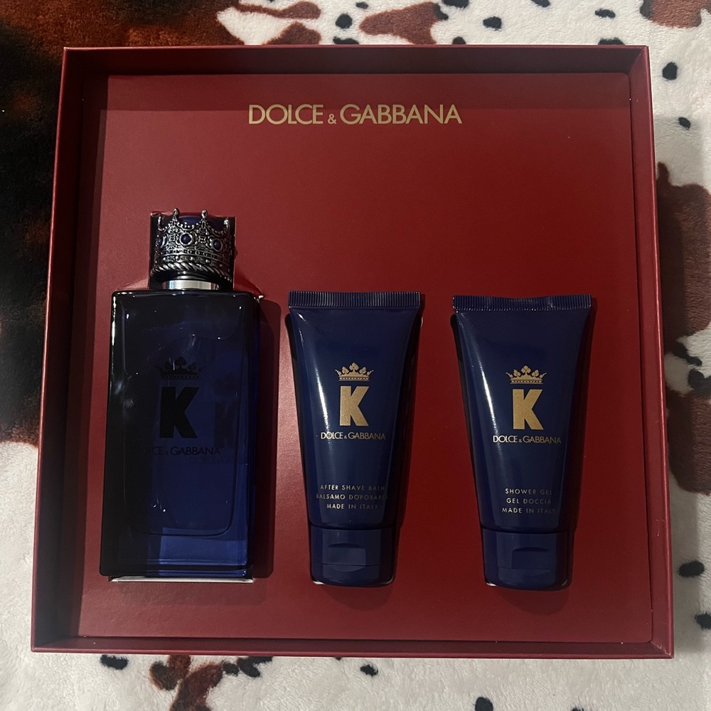 Dolce & Gabbana K Men's Grooming Trio - Deep Blue